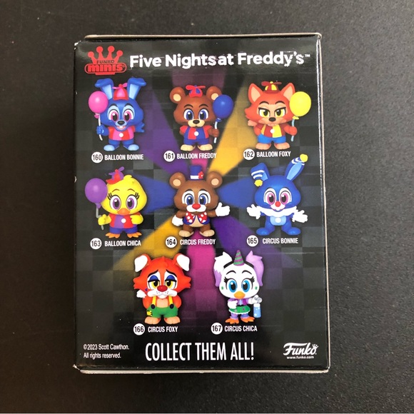 FNAF Funko Pop Minis; Five Nights At Freddy's Funko Minis- Circus Foxy #166 - Picture 2 of 3